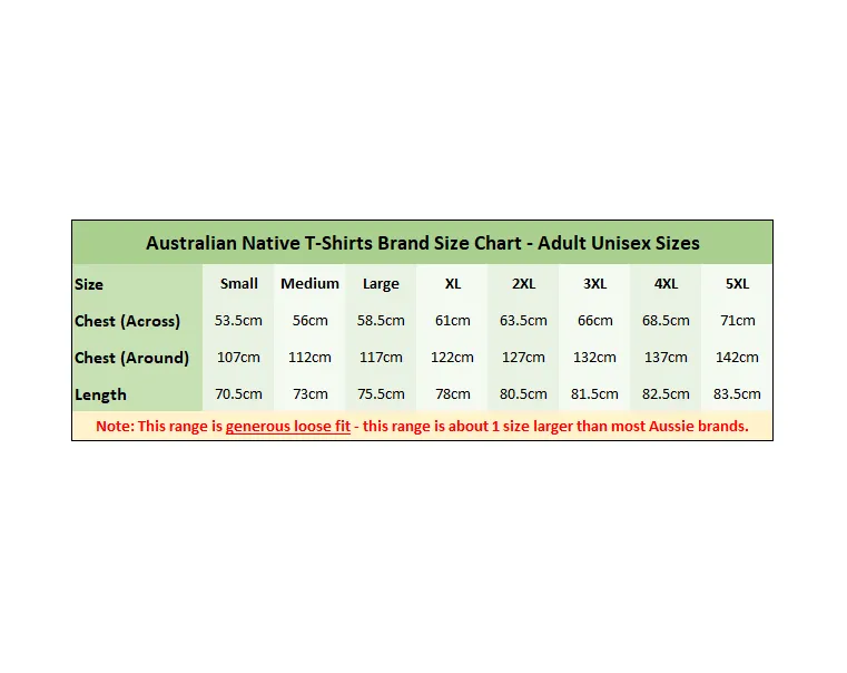 Australian Animal Road Signs Adults T-Shirt (Various Colours)