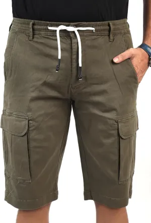 CHARBONNIER Cargo Shorts for Men's Performance Series Extreme Comfort, 100% Cotton