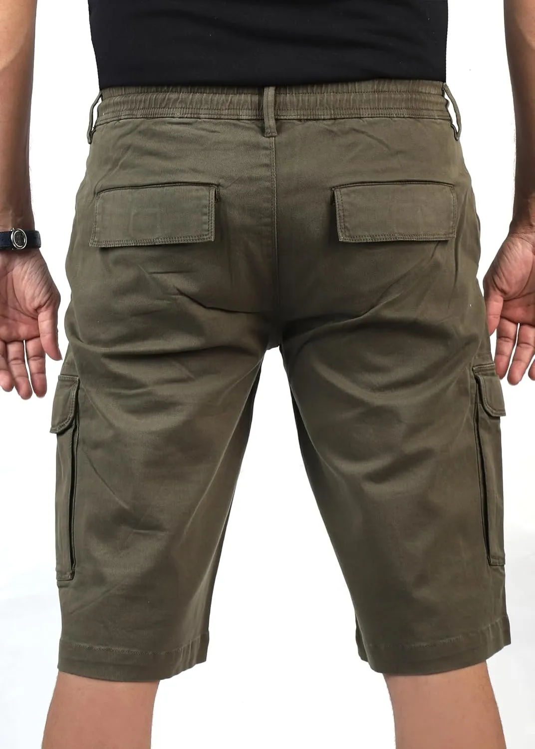 CHARBONNIER Cargo Shorts for Men's Performance Series Extreme Comfort, 100% Cotton