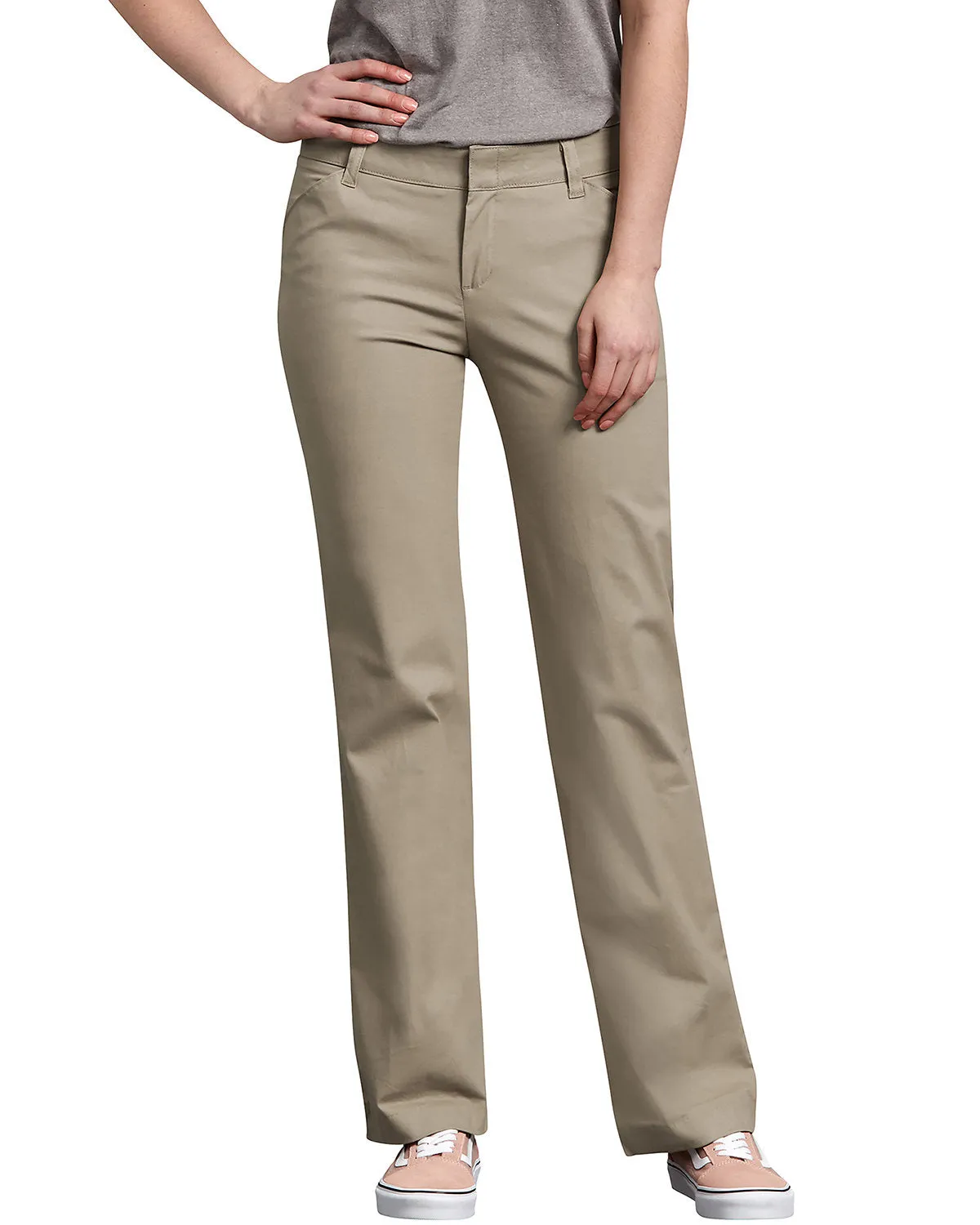Dickies Ladies' Relaxed Straight Stretch Twill Pant