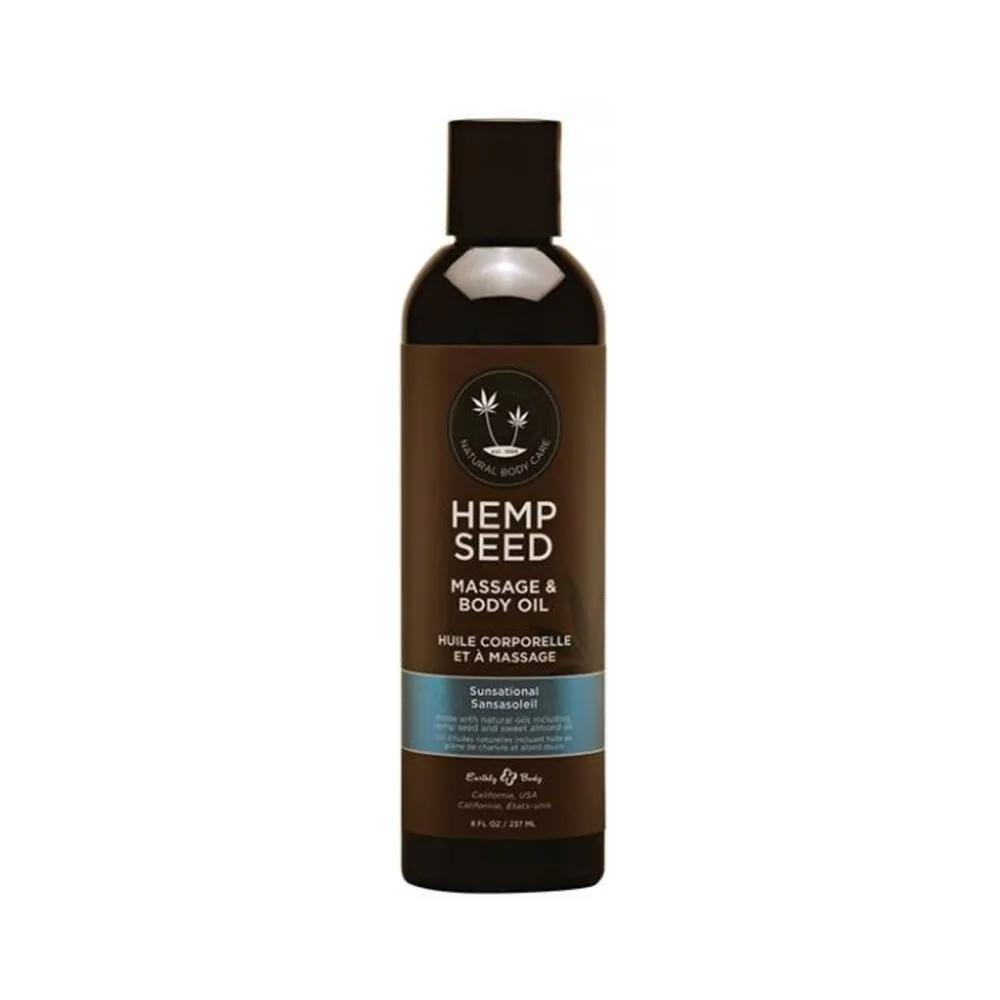 Earthly Body Massage & Body Oil - 8 oz Sunsational