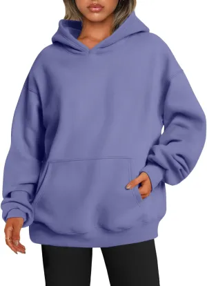 EFAN Womens Hoodies Oversized Sweatshirts Pullover Fleece Sweaters Long Sleeve Winter Fall Outfits Fashion Y2k Clothes