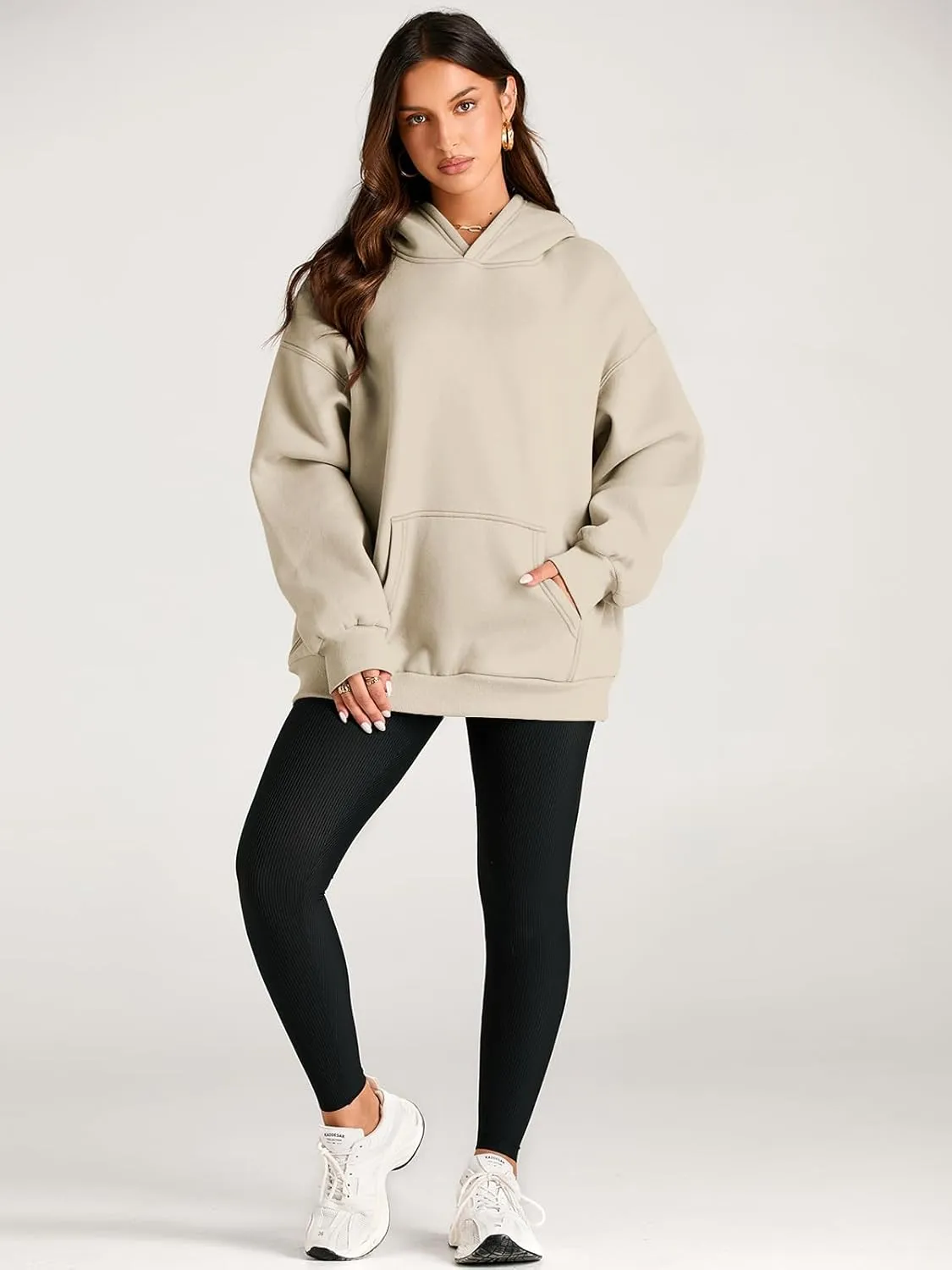 EFAN Womens Hoodies Oversized Sweatshirts Pullover Fleece Sweaters Long Sleeve Winter Fall Outfits Fashion Y2k Clothes