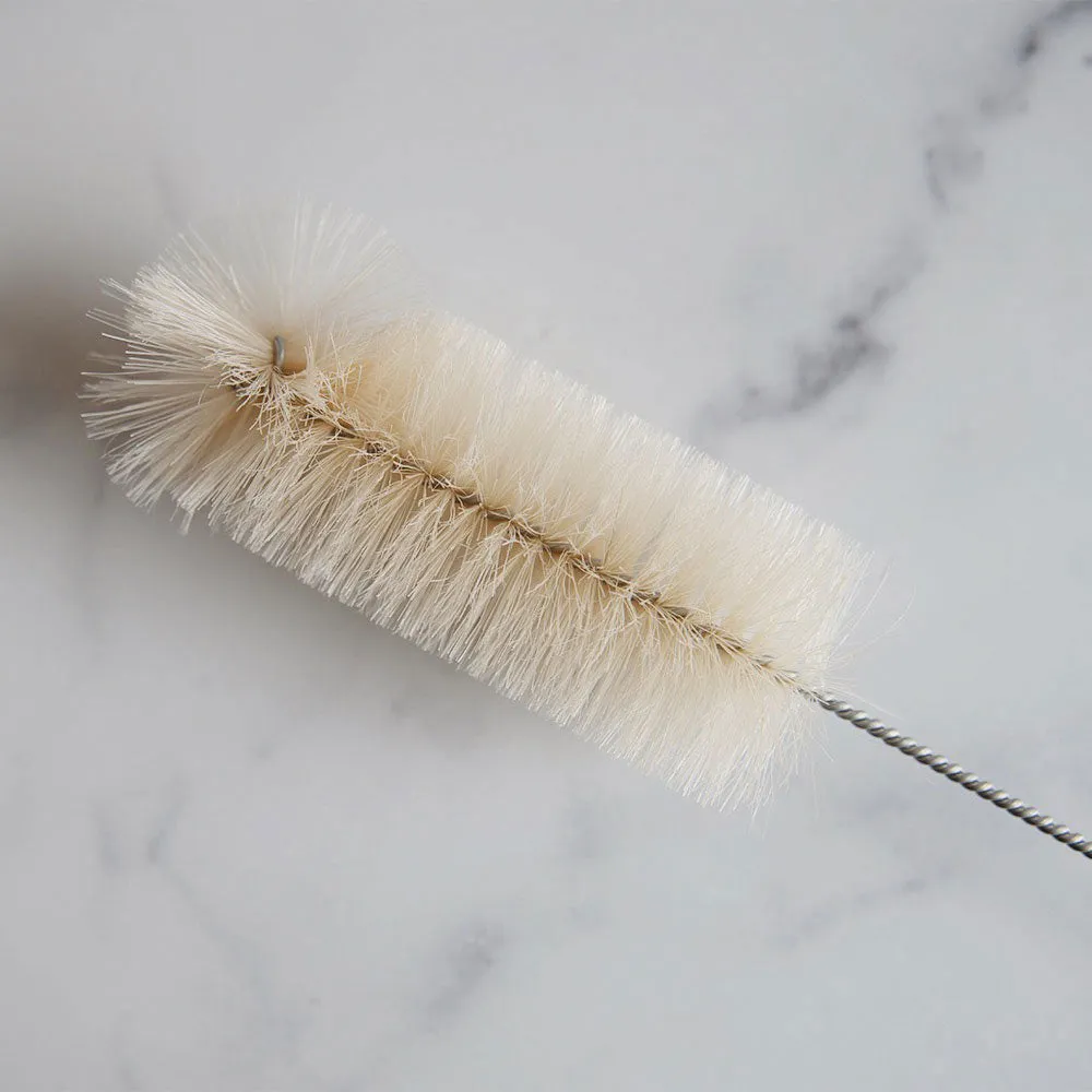 Essential Everyday Wooden Glass & Bottle Brush