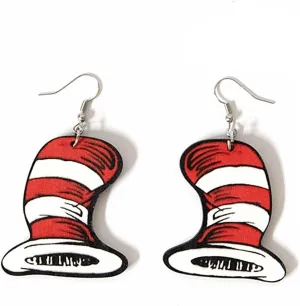 Funny Teacher Teardrop Dangle Earrings for Women and Wooden Back to School Earrings Teacher Appreciation Jewelry
