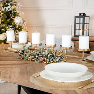 Gold Candle Holder - 74cm