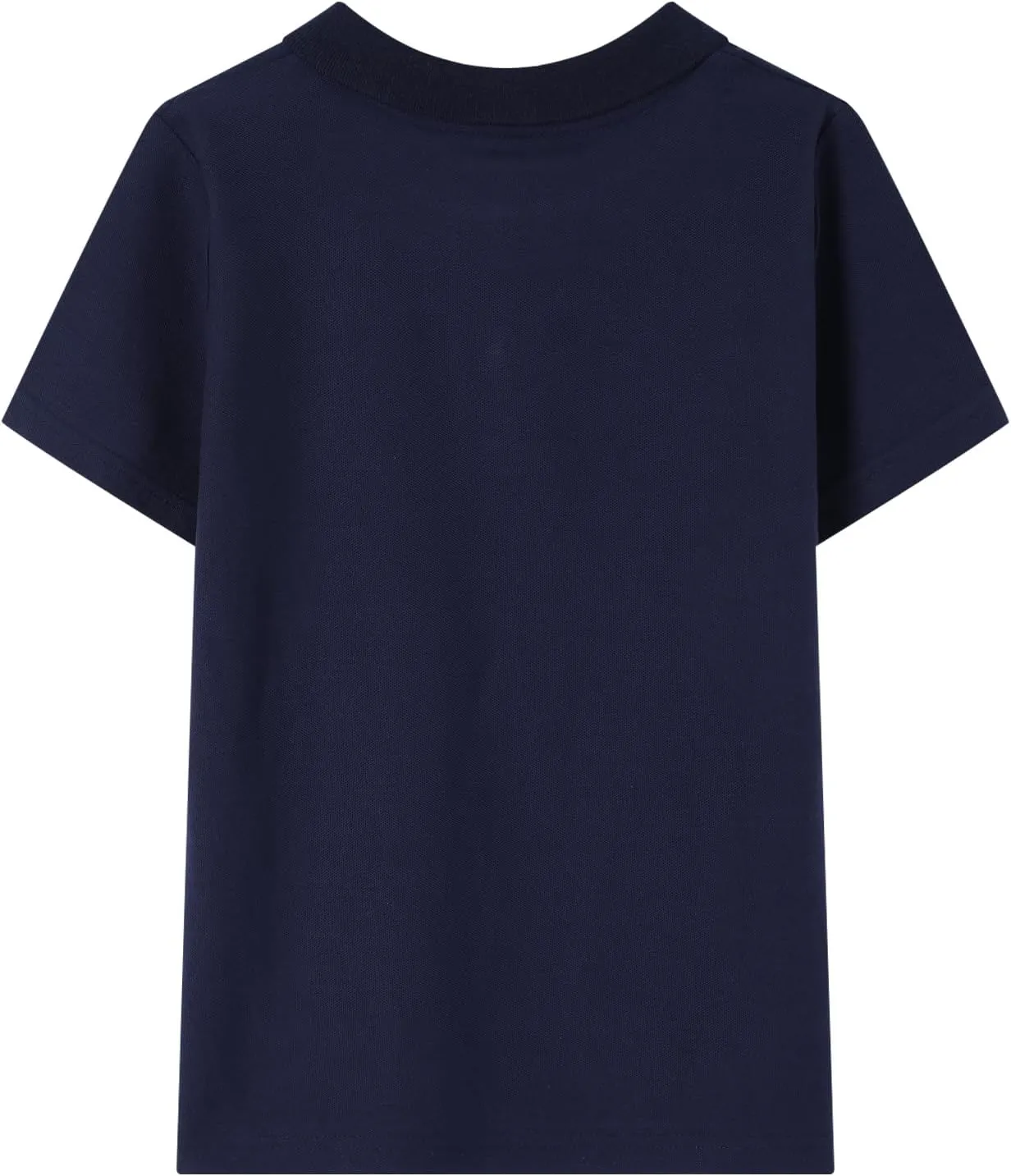HILEELANG Unisex Boy Girl Uniform Polo Shirts Pique Cotton School Tops Tee Shirts 2 Packs