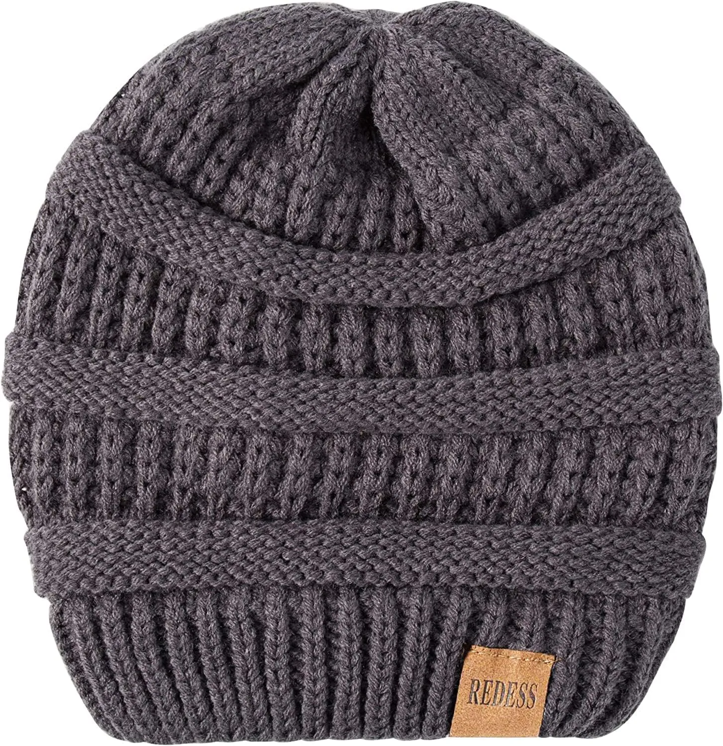 REDESS Slouchy Beanie Hat for Men and Women Winter Warm Chunky Soft Oversized Cable Knit Cap