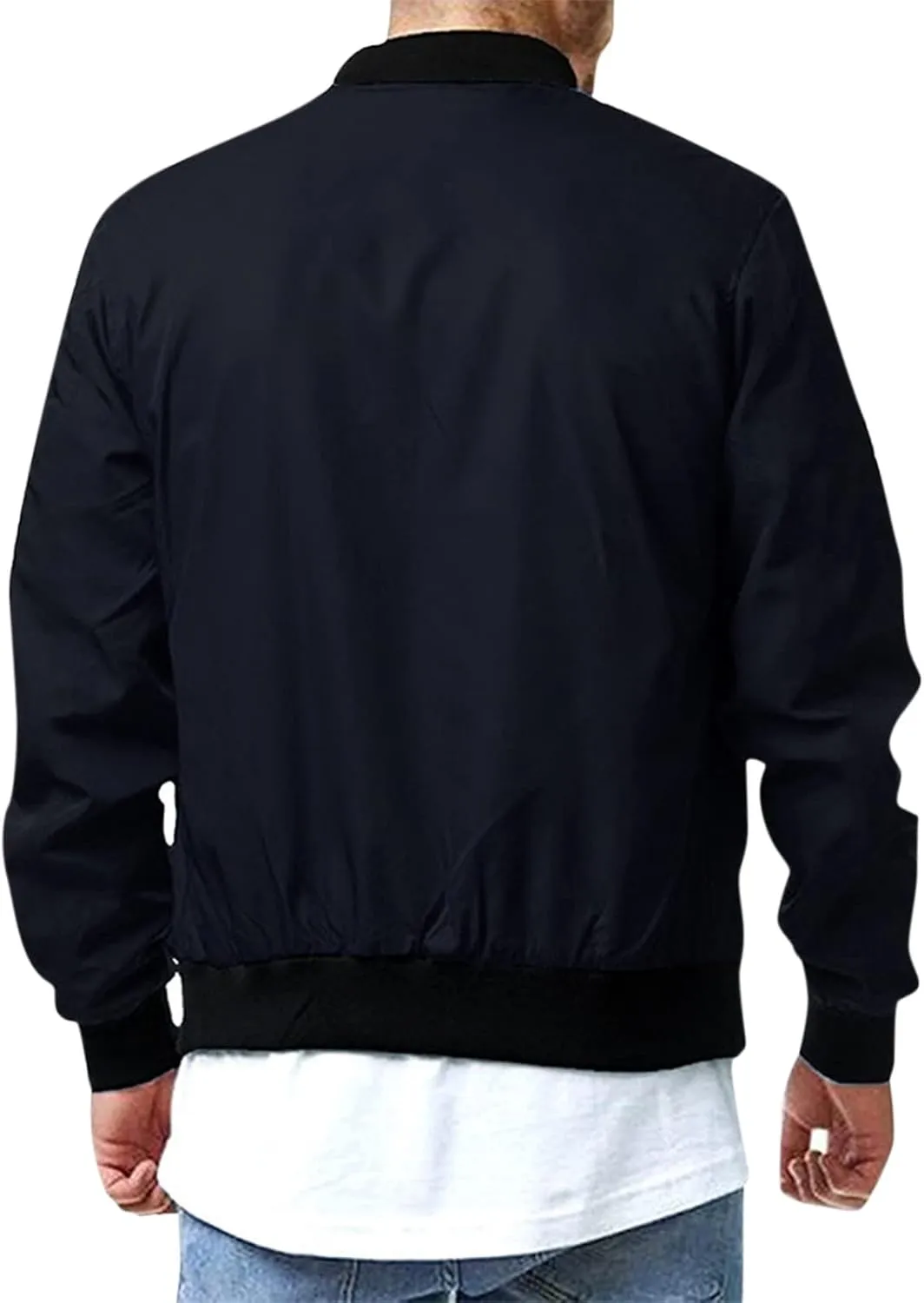 Ymosrh Mens Coats and Jackets Big Tall Spring Fall Causal Softshell Windbreaker Coat Outerwear Jackets for Men